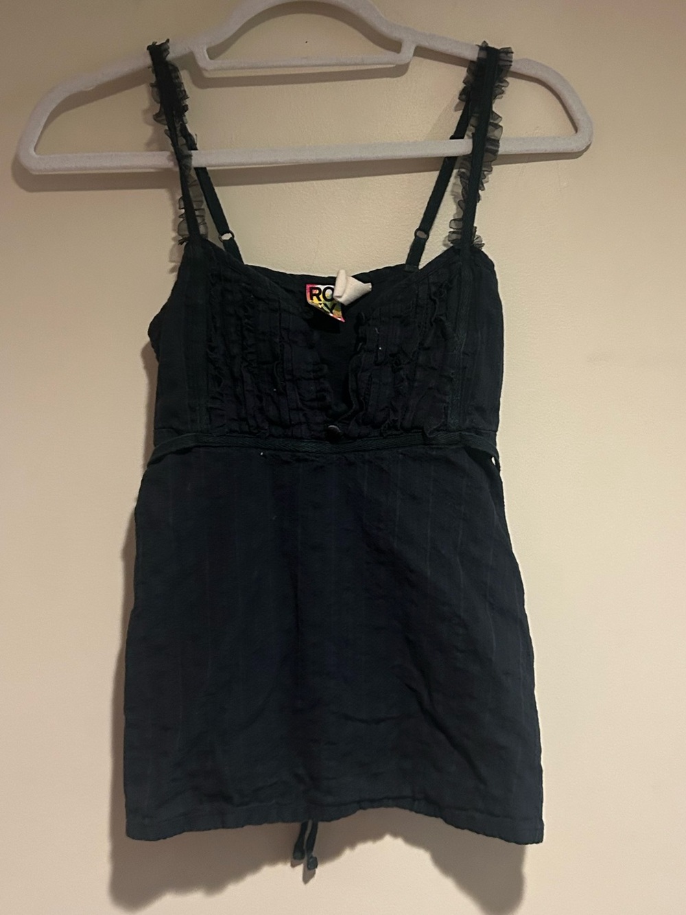y2K 2000s Style Roxy Babydoll Tank Top Sz XS